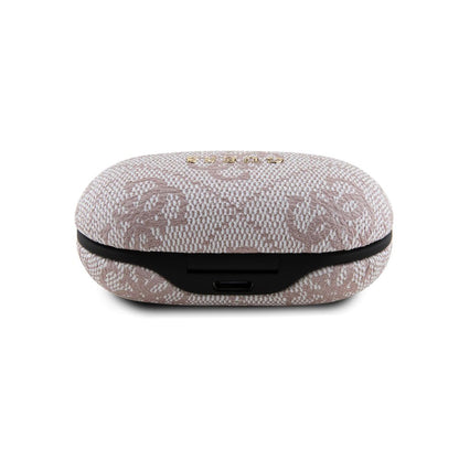 Handsfree Bluetooth Guess 4G Metal, TWS, Rózsaszín