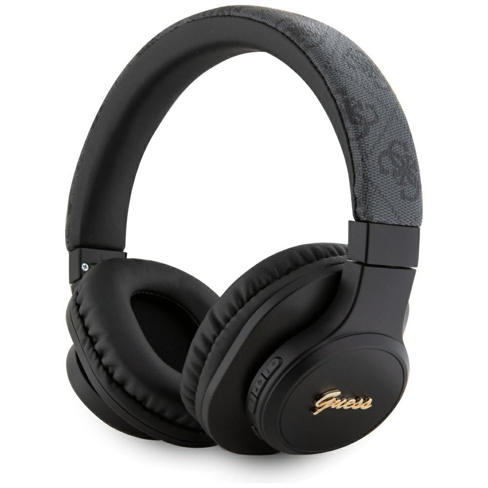 Handsfree Bluetooth Guess 4G Tone on Tone Script Logo, A2DP, Fekete