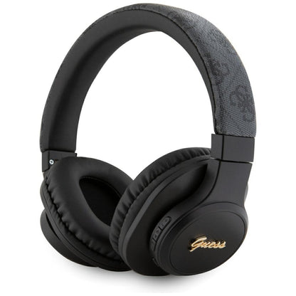 Handsfree Bluetooth Guess 4G Tone on Tone Script Logo, A2DP, Fekete