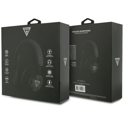 Handsfree Bluetooth Guess 4G Triangle Logo, A2DP, Black