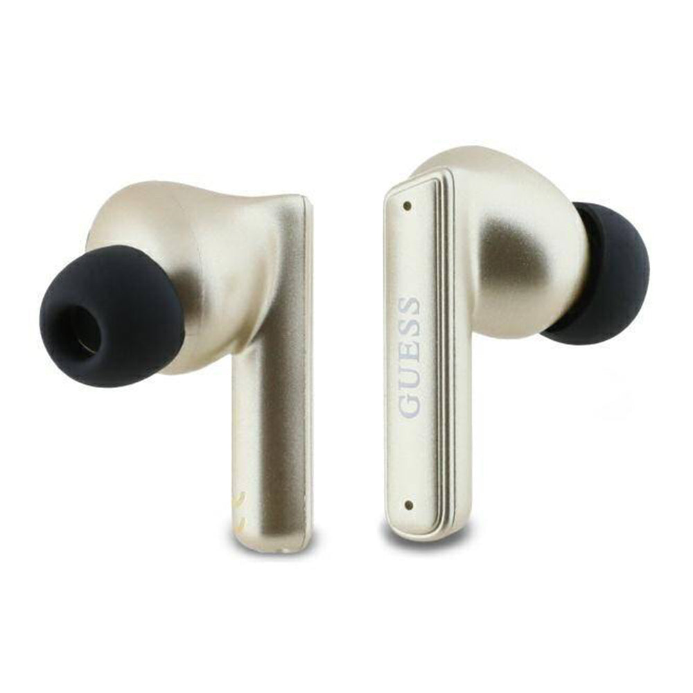 Handsfree Bluetooth Guess Capsule Printed Logo, TWS, ANC, Arany