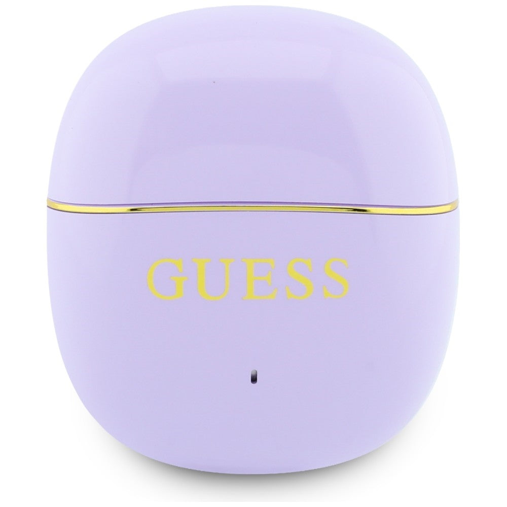 Vezeték nélküli Bluetooth Guess Glossy Gold Line Classic, TWS, Lila