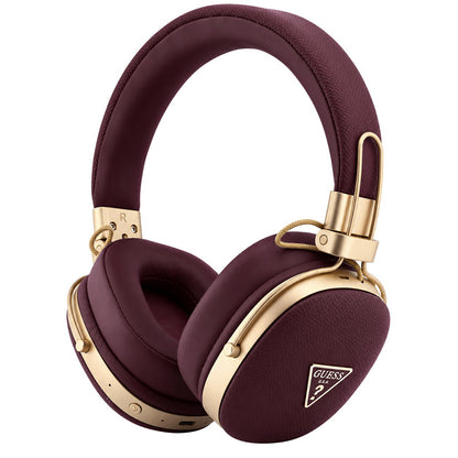 Guess Grained Triangle Logo Bluetooth kihangosító, A2DP, bordó