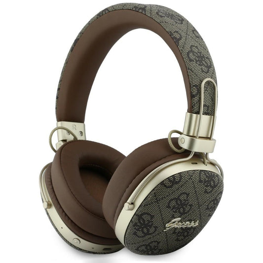 Vezeték nélküli Bluetooth Guess Metal 4G Script Logó, A2DP, Barna