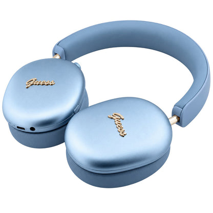 Guess Metal Script Logo Bluetooth kihangosító, A2DP, kék