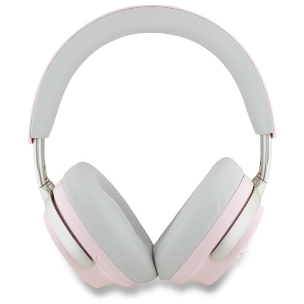 Handsfree Bluetooth Guess Metal Script Logo, A2DP, ANC, Rózsaszín