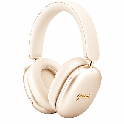 Guess Metal Script Logo Bluetooth kihangosító, A2DP, bézs