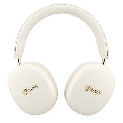 Guess Metal Script Logo Bluetooth kihangosító, A2DP, bézs