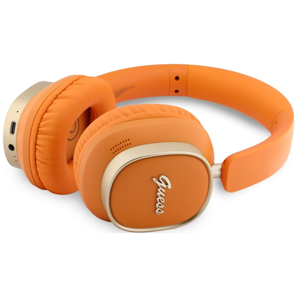 Vezeték nélküli Bluetooth Guess Rectangle Metal Script, A2DP, Narancssárga