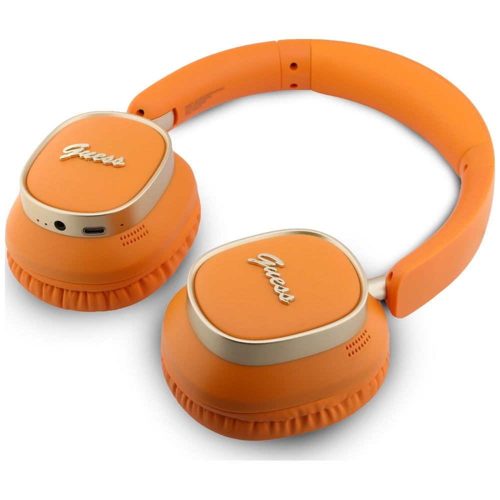 Vezeték nélküli Bluetooth Guess Rectangle Metal Script, A2DP, Narancssárga