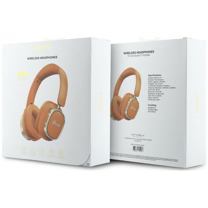 Vezeték nélküli Bluetooth Guess Rectangle Metal Script, A2DP, Narancssárga