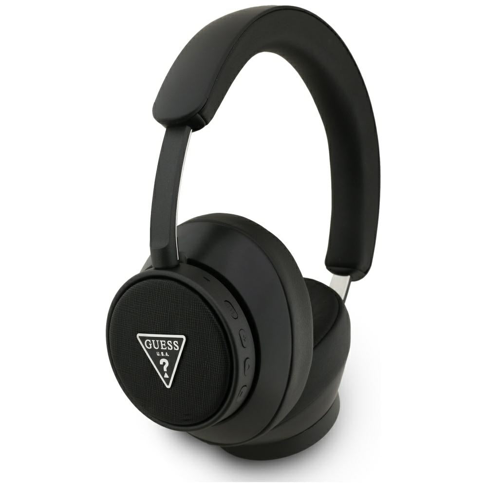 Handsfree Bluetooth Guess Saffiano Triangle Logo, A2DP, Fekete
