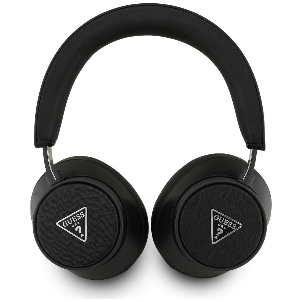 Handsfree Bluetooth Guess Saffiano Triangle Logo, A2DP, Fekete