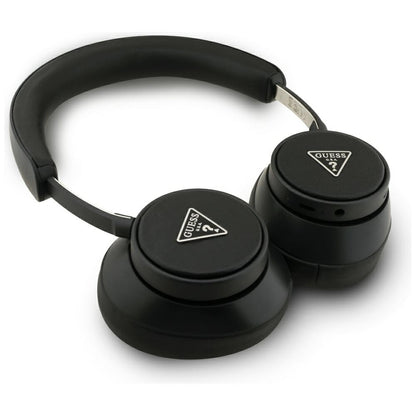 Handsfree Bluetooth Guess Saffiano Triangle Logo, A2DP, Fekete