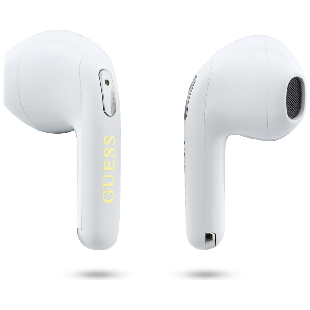 Handsfree Bluetooth Guess Script Print, TWS, Fehér