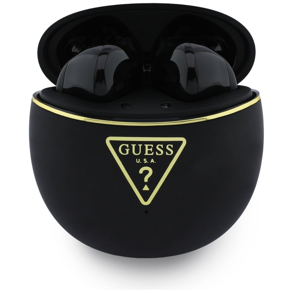 Handsfree Bluetooth Guess Script Print, TWS, Fekete