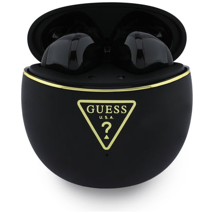 Handsfree Bluetooth Guess Script Print, TWS, Fekete