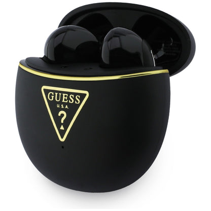 Handsfree Bluetooth Guess Script Print, TWS, Fekete
