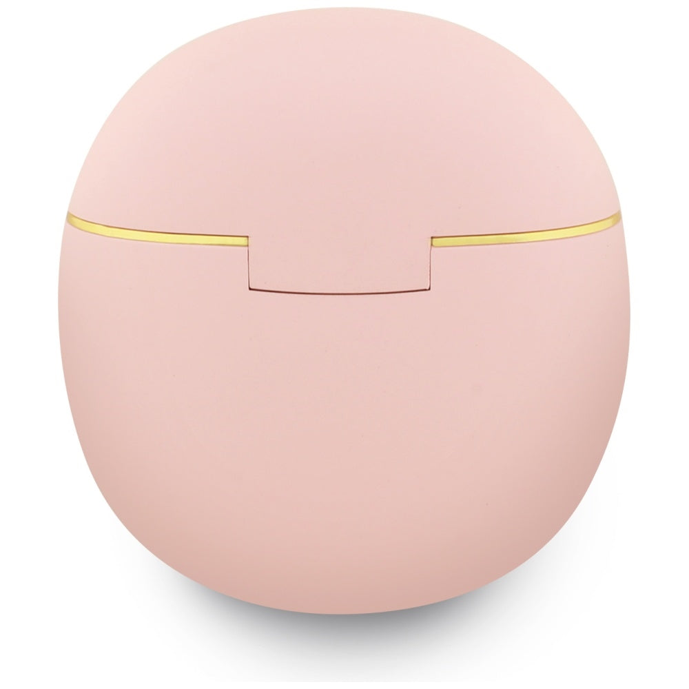 Handsfree Bluetooth Guess Script Print, TWS, Rózsaszín