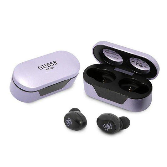 Handsfree Bluetooth Guess, TWS, Lila