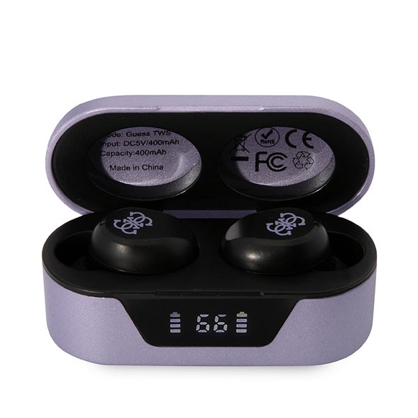 Handsfree Bluetooth Guess, TWS, Lila
