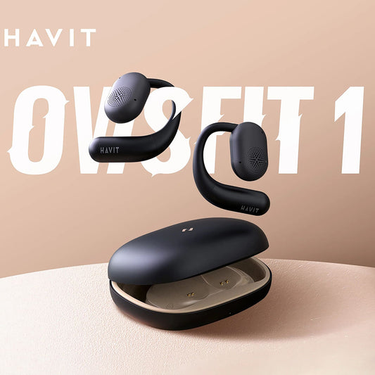 Handsfree Bluetooth HAVIT OWS914, TWS, Fekete