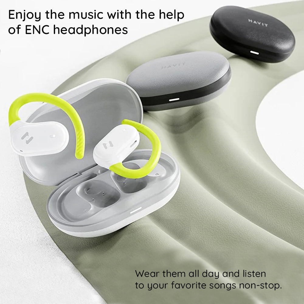 Handsfree Bluetooth HAVIT OWS915, TWS, Fehér