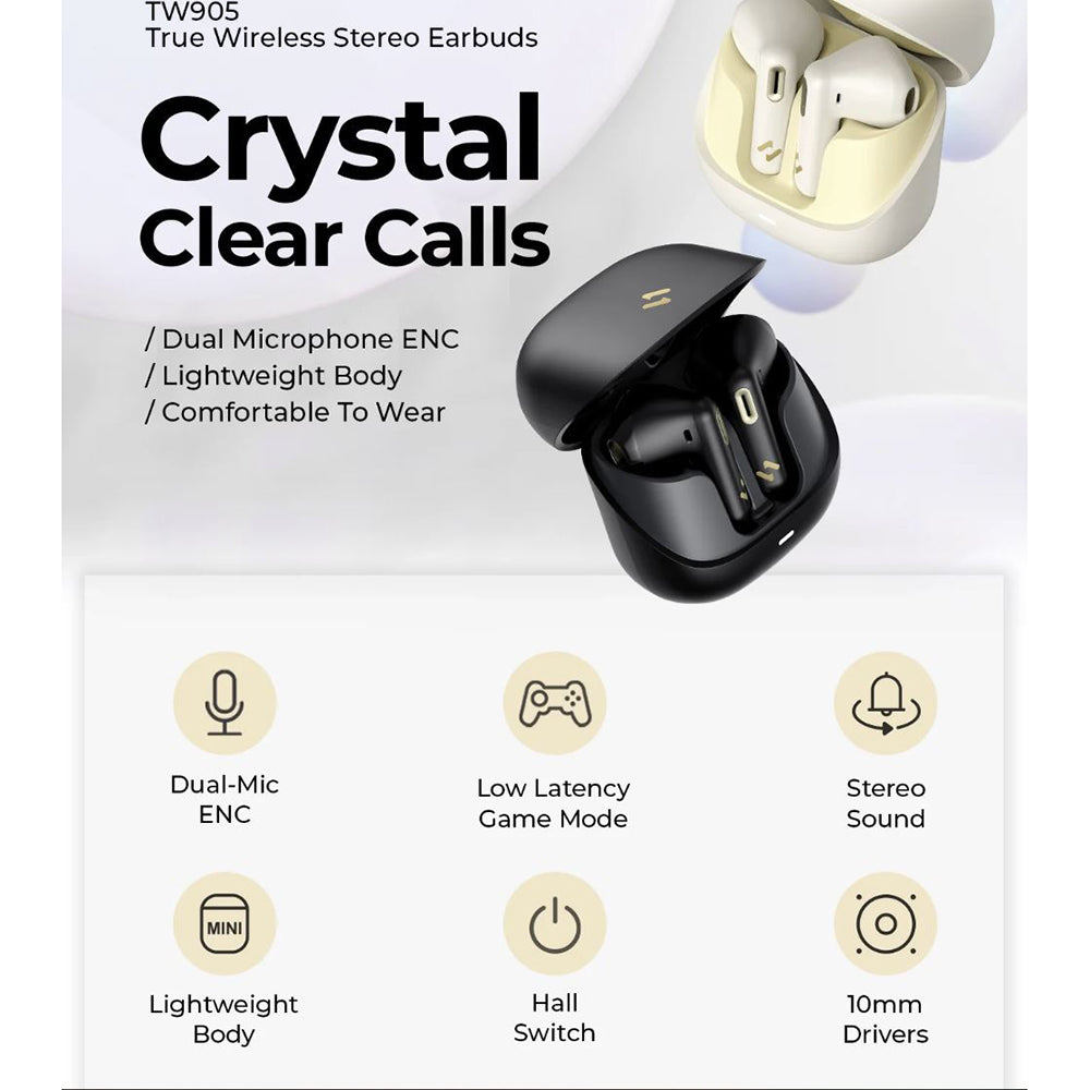 Handsfree Bluetooth HAVIT TW905, TWS, Bézs