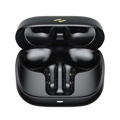 Handsfree Bluetooth HAVIT TW906 Pro, TWS, ANC, Fekete