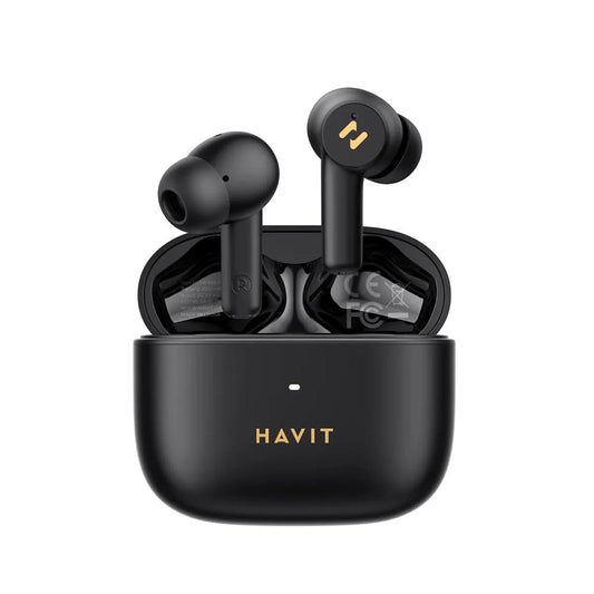 Handsfree Bluetooth HAVIT TW958 Pro, TWS, ANC, Fekete
