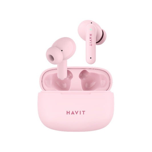 Handsfree Bluetooth HAVIT TW967 Pro, TWS, Rózsaszín