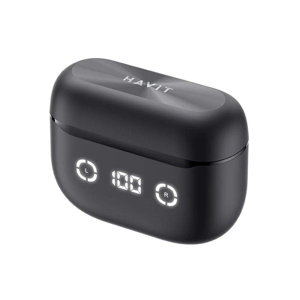 Handsfree Bluetooth HAVIT TW984, TWS, ANC, Fekete