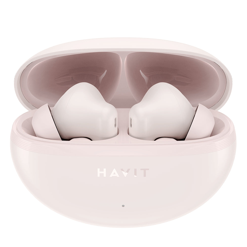 Handsfree Bluetooth HAVIT TW986, TWS, Rózsaszín