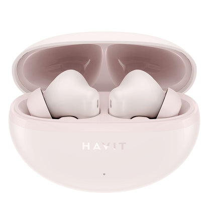 Handsfree Bluetooth HAVIT TW986, TWS, Rózsaszín