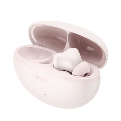 Handsfree Bluetooth HAVIT TW986, TWS, Rózsaszín