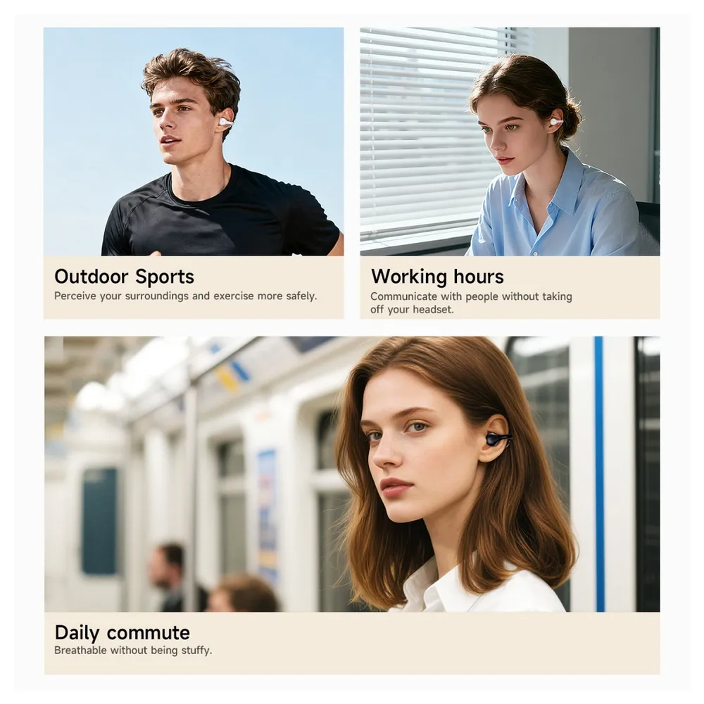 Handsfree Bluetooth HOCO EA8, TWS, Fekete