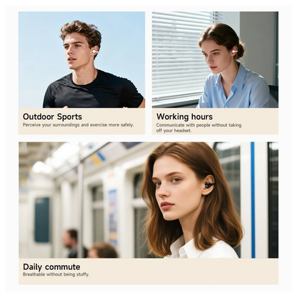 Handsfree Bluetooth HOCO EA8, TWS, Fekete