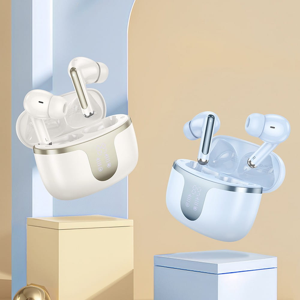 Handsfree Bluetooth HOCO EQ10, TWS, Fehér