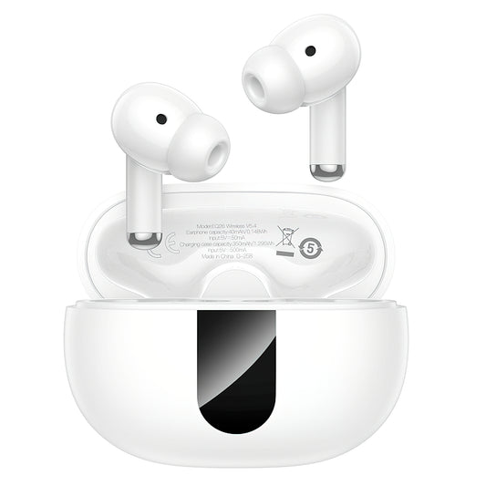 Handsfree Bluetooth HOCO EQ26, TWS, ANC, Fehér