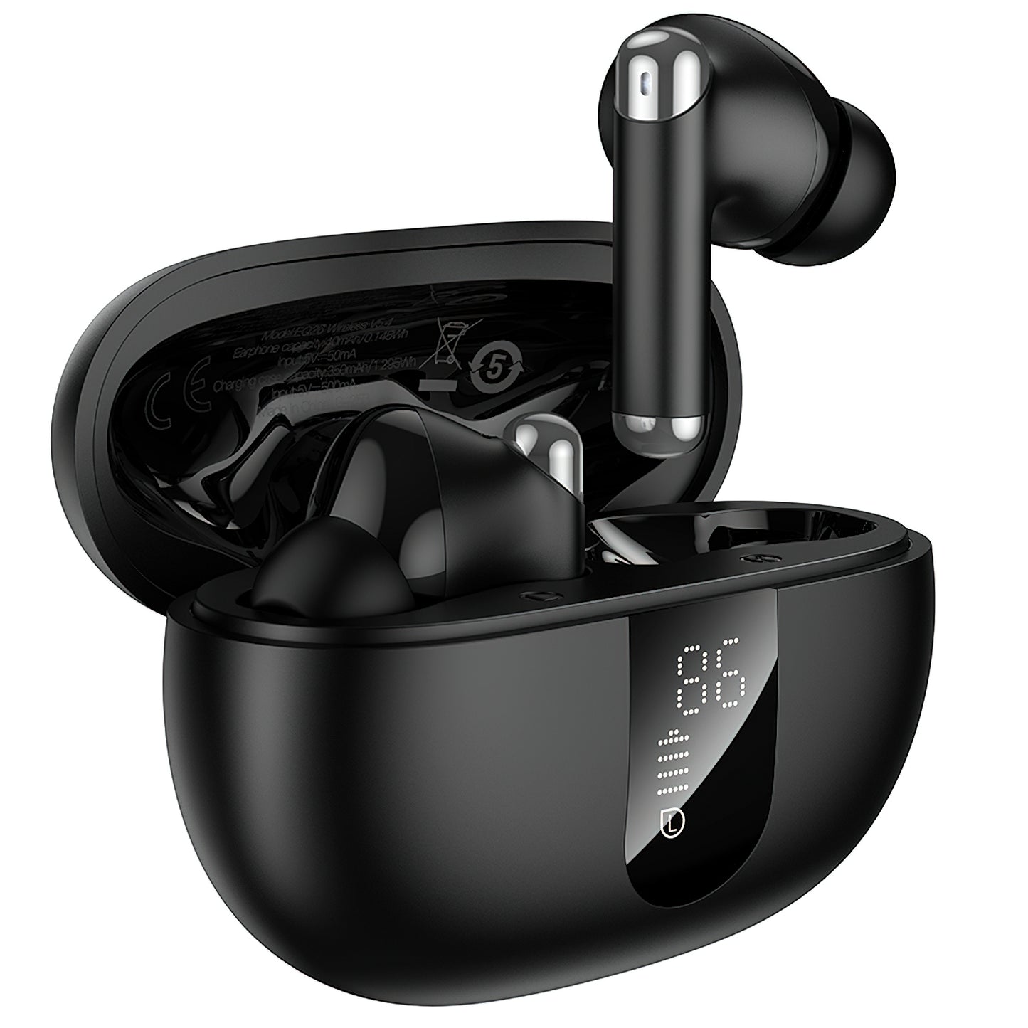 Handsfree Bluetooth HOCO EQ26, TWS, ANC, Fekete