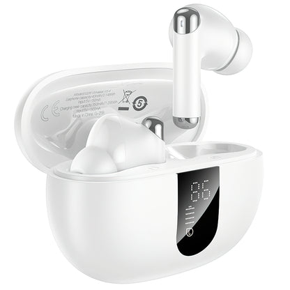 Handsfree Bluetooth HOCO EQ26, TWS, ANC, Fehér