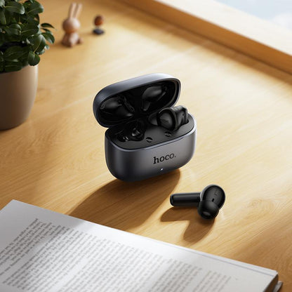 Bluetooth kihangosító HOCO EQ27 AI Fordítás, TWS, ANC, Szürke