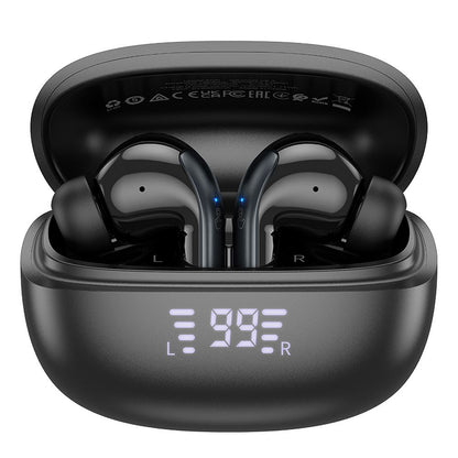 Bluetooth kihangosító Bluetooth HOCO EQ5, TWS, ANC, Fekete 