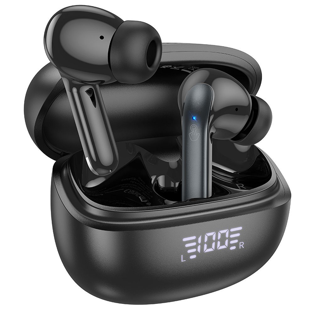 Bluetooth kihangosító Bluetooth HOCO EQ5, TWS, ANC, Fekete 