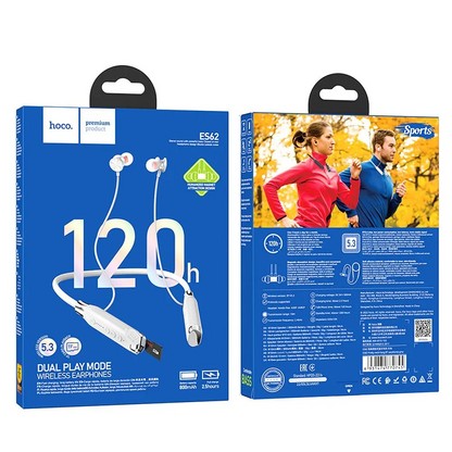 Handsfree Bluetooth HOCO ES62, A2DP, Szürke