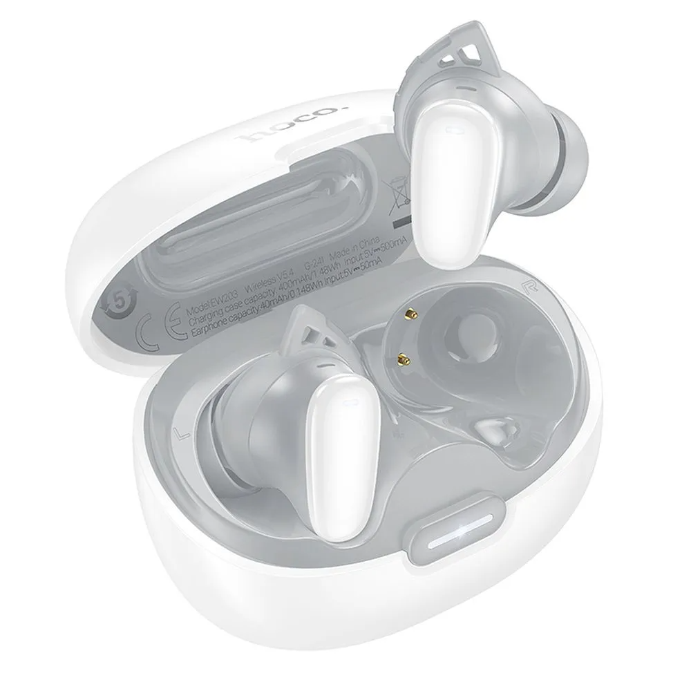 Handsfree Bluetooth HOCO EW203, TWS, Fehér