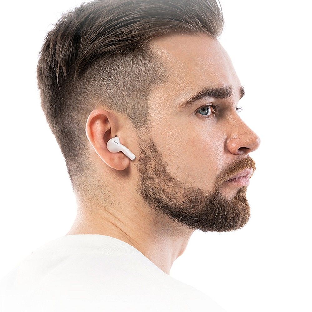 Handsfree Bluetooth HOCO EW54, TWS, Fehér (Tejesfehér)