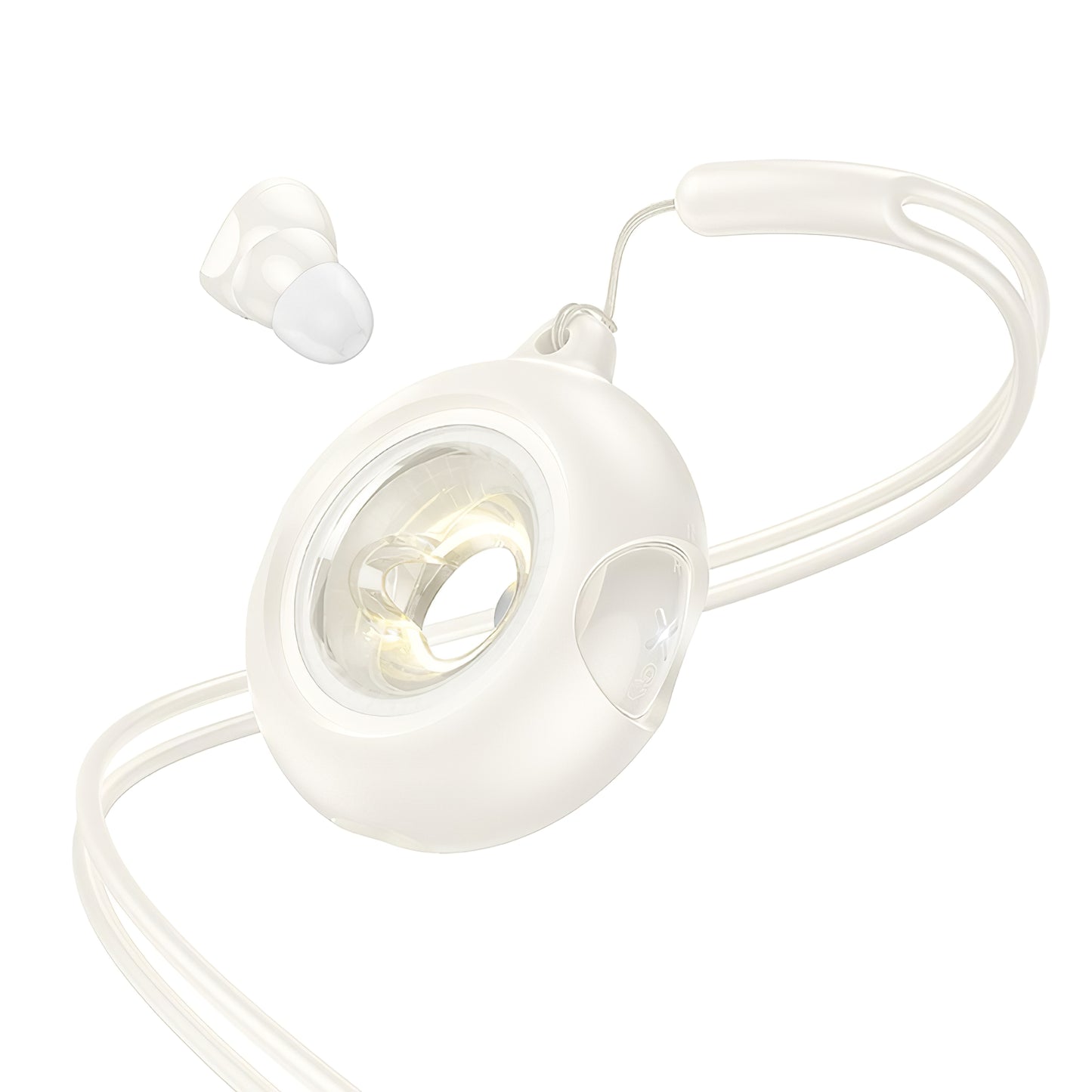Bluetooth kihangosító Bluetooth HOCO EW71 Mini Donut, TWS, fehér