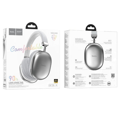 HOCO W35 Max Bluetooth kihangosító, A2DP, ezüst 