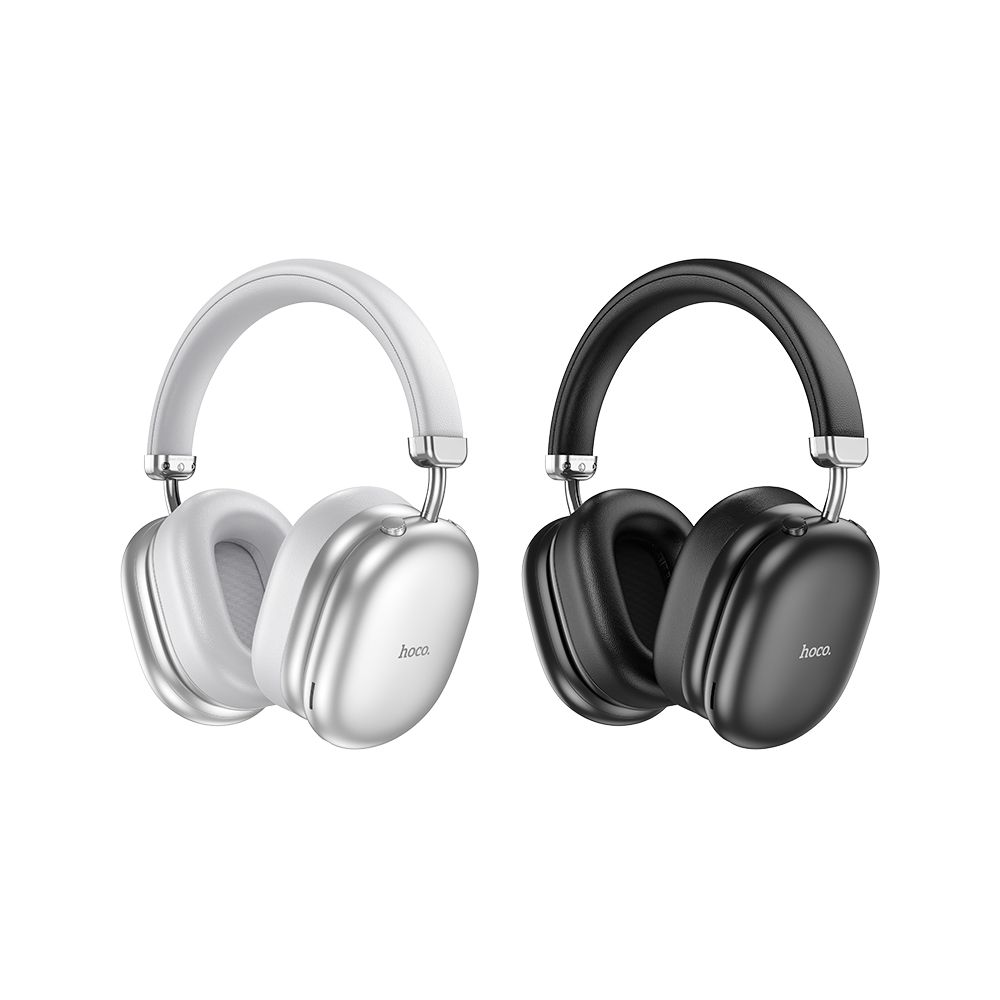 Handsfree Bluetooth HOCO W35 Max, A2DP, ANC, Ezüst